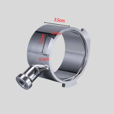 51mm Stainless Steel Espresso Tamper – Wooden Handle, 3-Lug Design-delonghi 9 series